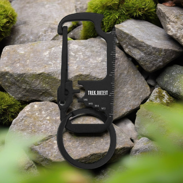 2-Pack Trek Outfit EDC Multi-Tool Keychain: Hex Wrench & Bottle Opener