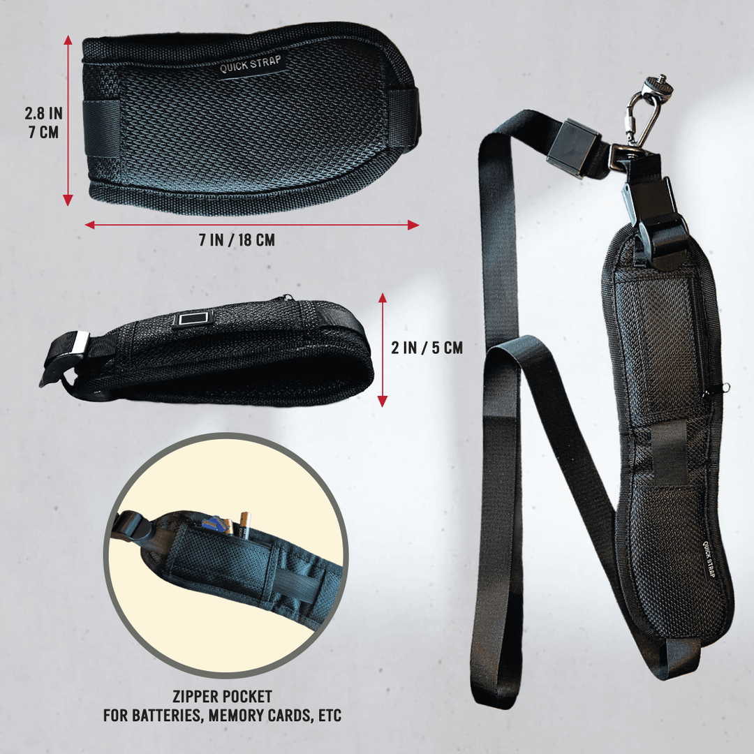 2-Pack Trek Outfit DSLR Camera Strap - Anti-Slip, Quick Release
