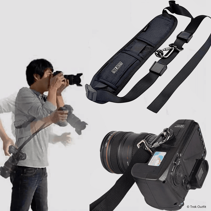 2-Pack Trek Outfit DSLR Camera Strap - Anti-Slip, Quick Release