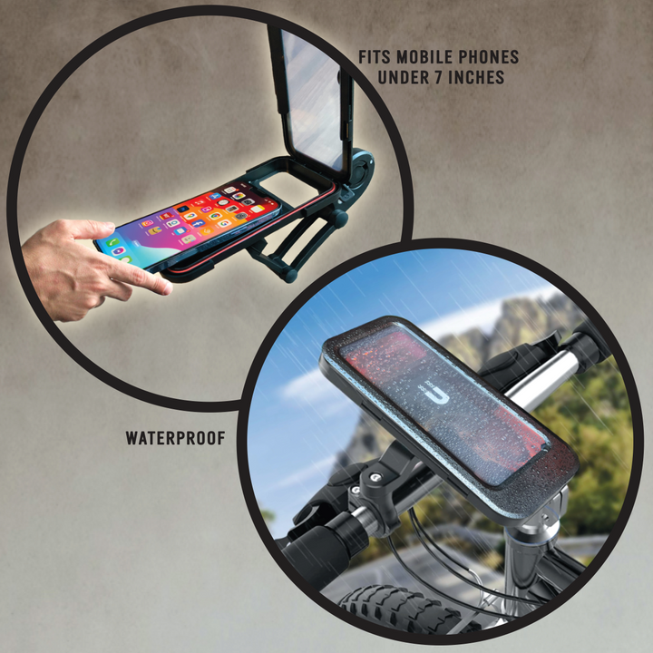 Trek Outfit Magnetic Waterproof Bike Phone Holder with 360° Rotation